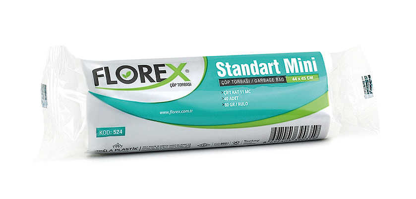 Florex Standart Mini Çöp Torbası Beyaz
