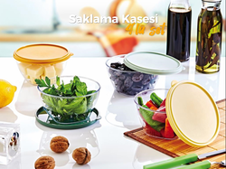 SMART KRİSTAL KASE 4'LÜ SET - Thumbnail