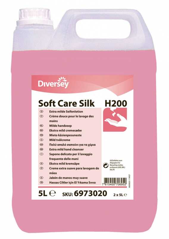 Softcare Silk H200 Hassas Ciltlere Uygun El Yıkama Sıvısı 5 kg 