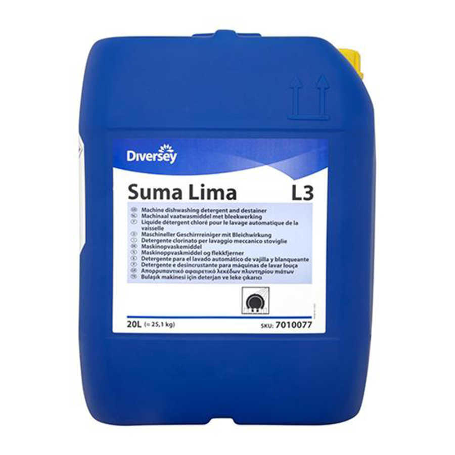 Suma Lima L3 Orta Sert Sular İçin Klor İçeren Sıvı Bulaşık Deterjanı 25kg
