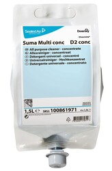 Diversey - Suma Multi Conc D2 Konsantre Genel Temizlik Ürünü 1,56KG