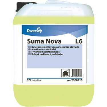 Suma Nova L6 Sert Sular İçin Bulaşık Makinesi Sıvı Deterjanı 20L