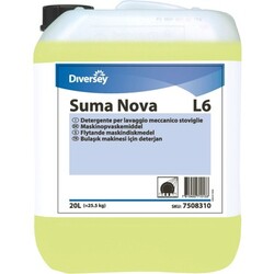 Diversey - Suma Nova L6 Sert Sular İçin Bulaşık Makinesi Sıvı Deterjanı 20L